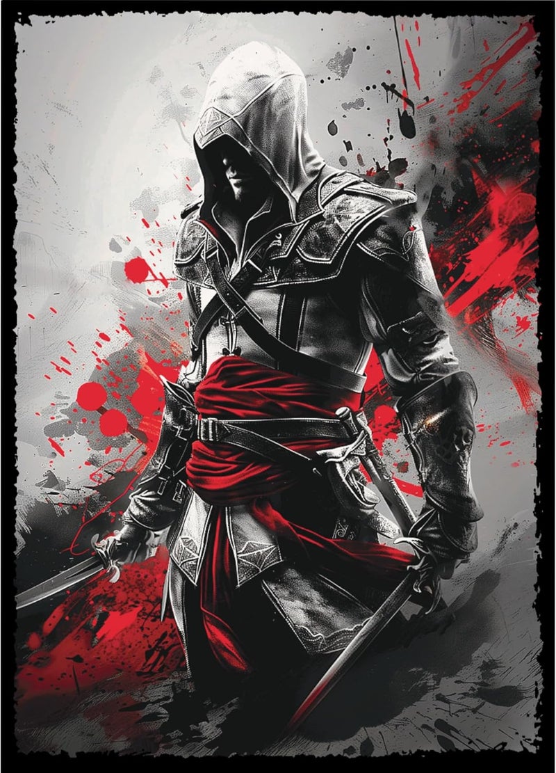 Digital Sorcery Studio Assassin Card Game Sleeves – 100 Pack – Compatible with MTG – Perfect for Magic Assassin’s Creed Commander Decks Like Ezio Auditore, Edward Kenway & Altaïr IBN-La'Ahad - Image 1